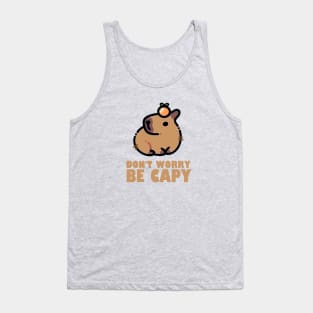 Don't Worry Be Capy - Capybara Tank Top